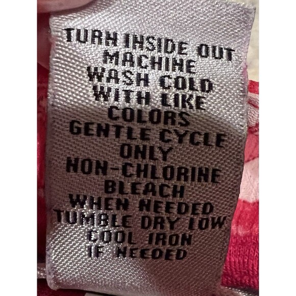 Catherine’s Long V Neck Pink Rayon Blend Floral Trim Tunic Top 2X 22/24 - Picture 9 of 9